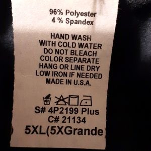 Gray capri length leggings, 5x